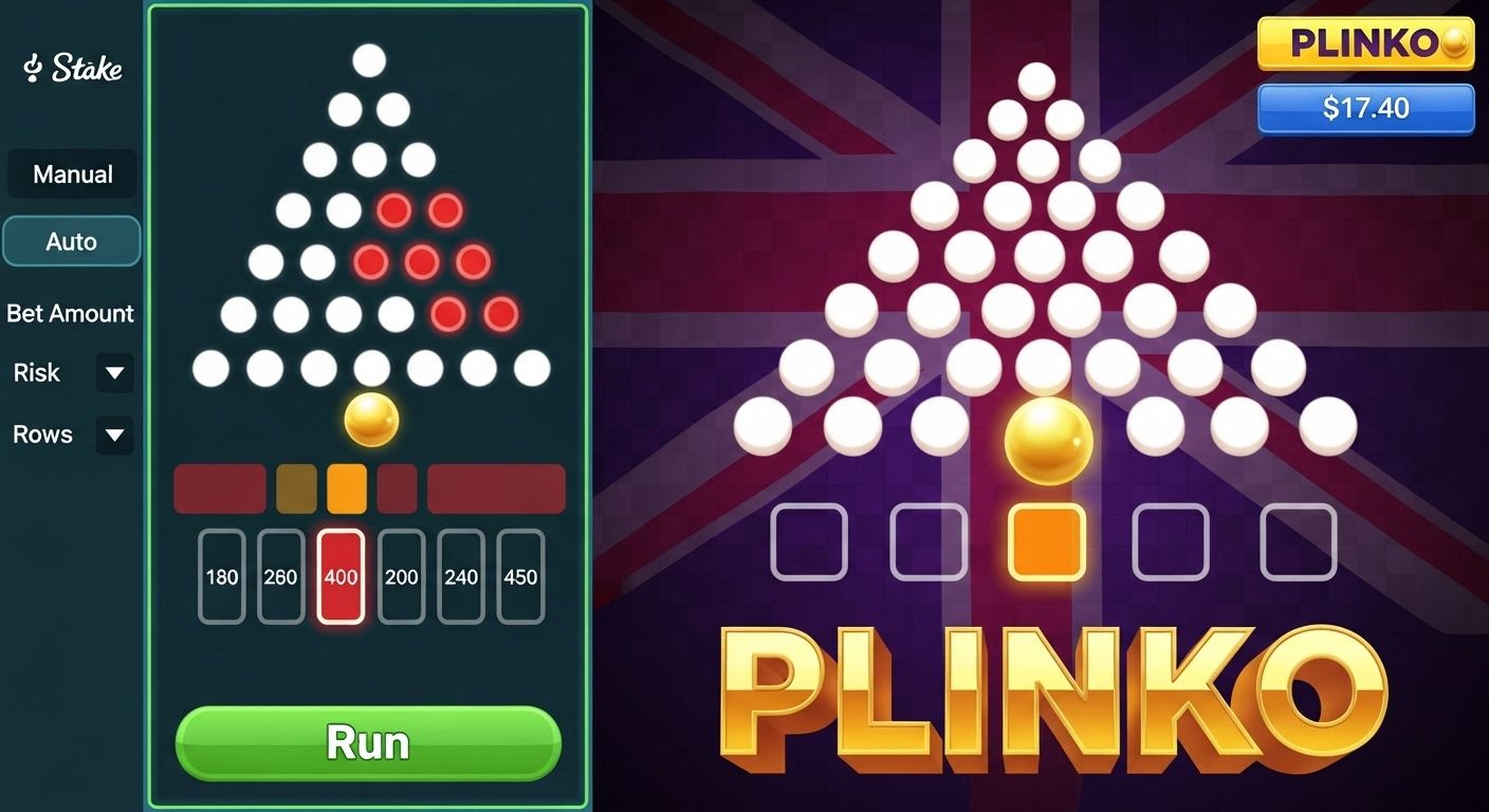 Interface plinko casino game